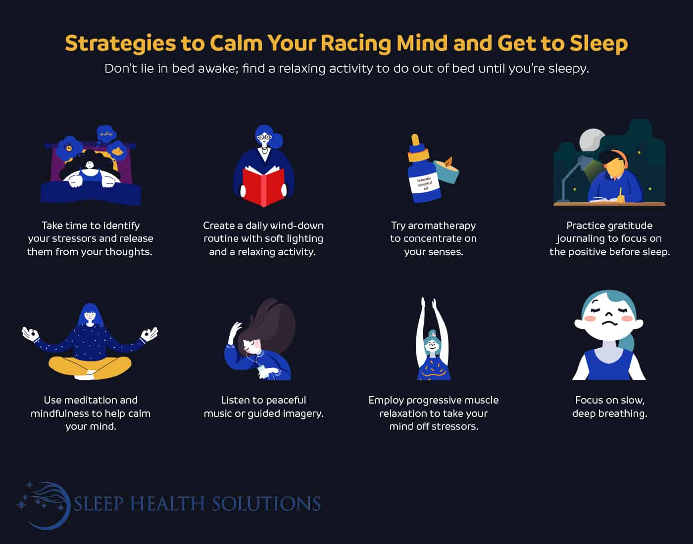 tips for calming your mind and falling asleep